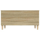 vidaXL sonoma tölgy színű szerelt fa dohányzóasztal 90x44,5x45 cm