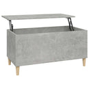 vidaXL betonszürke szerelt fa dohányzóasztal 90x44,5x45 cm