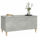 vidaXL betonszürke szerelt fa dohányzóasztal 90x44,5x45 cm