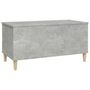 vidaXL betonszürke szerelt fa dohányzóasztal 90x44,5x45 cm