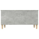 vidaXL betonszürke szerelt fa dohányzóasztal 90x44,5x45 cm