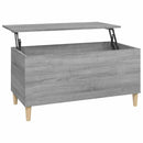 vidaXL szürke sonoma színű szerelt fa dohányzóasztal 90x44,5x45 cm