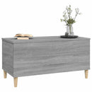 vidaXL szürke sonoma színű szerelt fa dohányzóasztal 90x44,5x45 cm