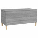 vidaXL szürke sonoma színű szerelt fa dohányzóasztal 90x44,5x45 cm