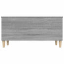 vidaXL szürke sonoma színű szerelt fa dohányzóasztal 90x44,5x45 cm