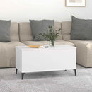 vidaXL fehér szerelt fa dohányzóasztal 90x44,5x45 cm