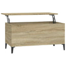 vidaXL sonoma tölgy színű szerelt fa dohányzóasztal 90x44,5x45 cm
