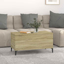vidaXL sonoma tölgy színű szerelt fa dohányzóasztal 90x44,5x45 cm