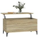 vidaXL sonoma tölgy színű szerelt fa dohányzóasztal 90x44,5x45 cm