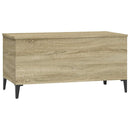 vidaXL sonoma tölgy színű szerelt fa dohányzóasztal 90x44,5x45 cm