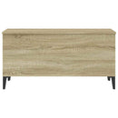 vidaXL sonoma tölgy színű szerelt fa dohányzóasztal 90x44,5x45 cm