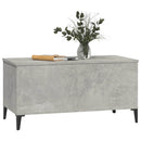 vidaXL betonszürke szerelt fa dohányzóasztal 90x44,5x45 cm