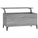 vidaXL szürke sonoma színű szerelt fa dohányzóasztal 90x44,5x45 cm