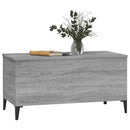vidaXL szürke sonoma színű szerelt fa dohányzóasztal 90x44,5x45 cm