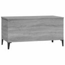 vidaXL szürke sonoma színű szerelt fa dohányzóasztal 90x44,5x45 cm