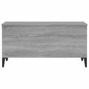 vidaXL szürke sonoma színű szerelt fa dohányzóasztal 90x44,5x45 cm