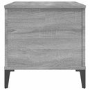 vidaXL szürke sonoma színű szerelt fa dohányzóasztal 90x44,5x45 cm