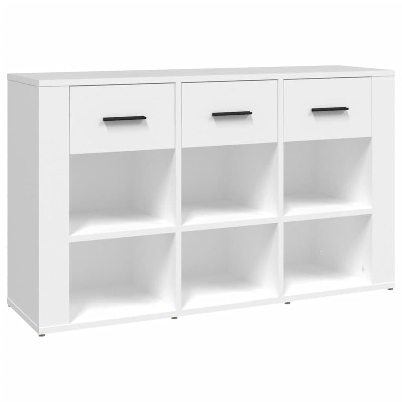 vidaXL fehér szerelt fa tálalószekrény 100x30x59,5 cm
