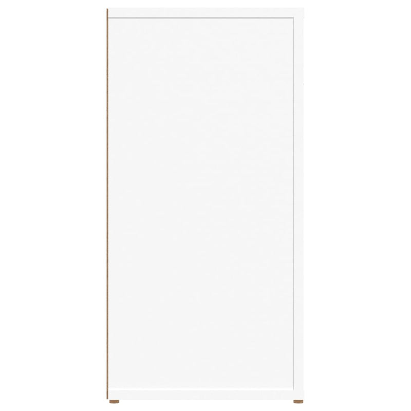 vidaXL fehér szerelt fa tálalószekrény 100x30x59,5 cm