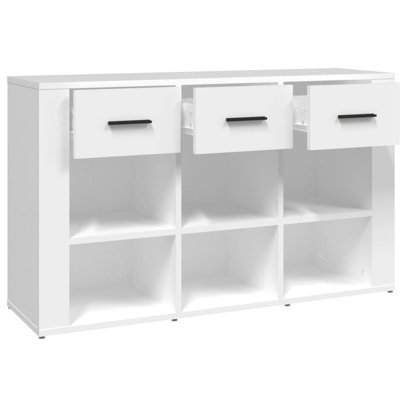 vidaXL fehér szerelt fa tálalószekrény 100x30x59,5 cm