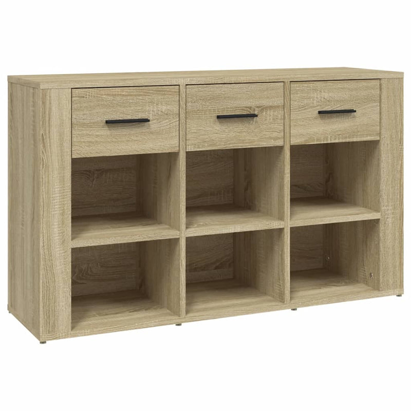 vidaXL sonoma tölgy színű szerelt fa tálalóasztal 100x30x59,5 cm