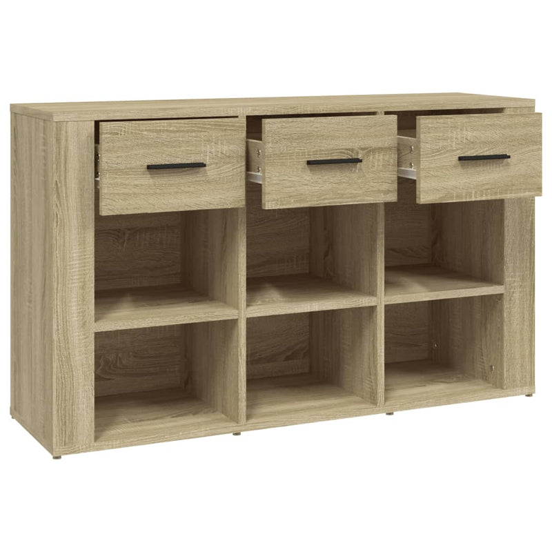 vidaXL sonoma tölgy színű szerelt fa tálalóasztal 100x30x59,5 cm