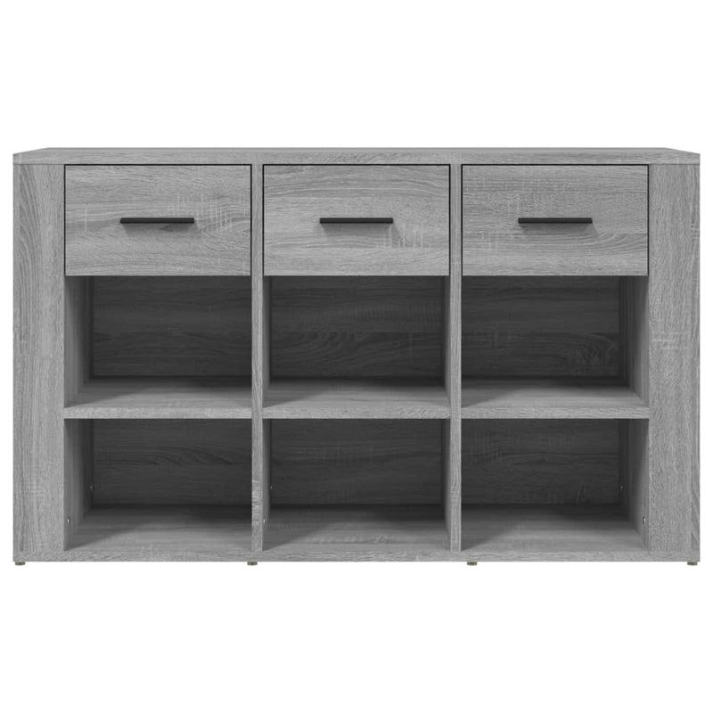 vidaXL szürke sonoma színű szerelt fa tálalószekrény 100x30x59,5 cm