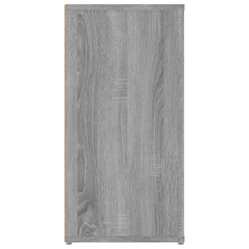 vidaXL szürke sonoma színű szerelt fa tálalószekrény 100x30x59,5 cm