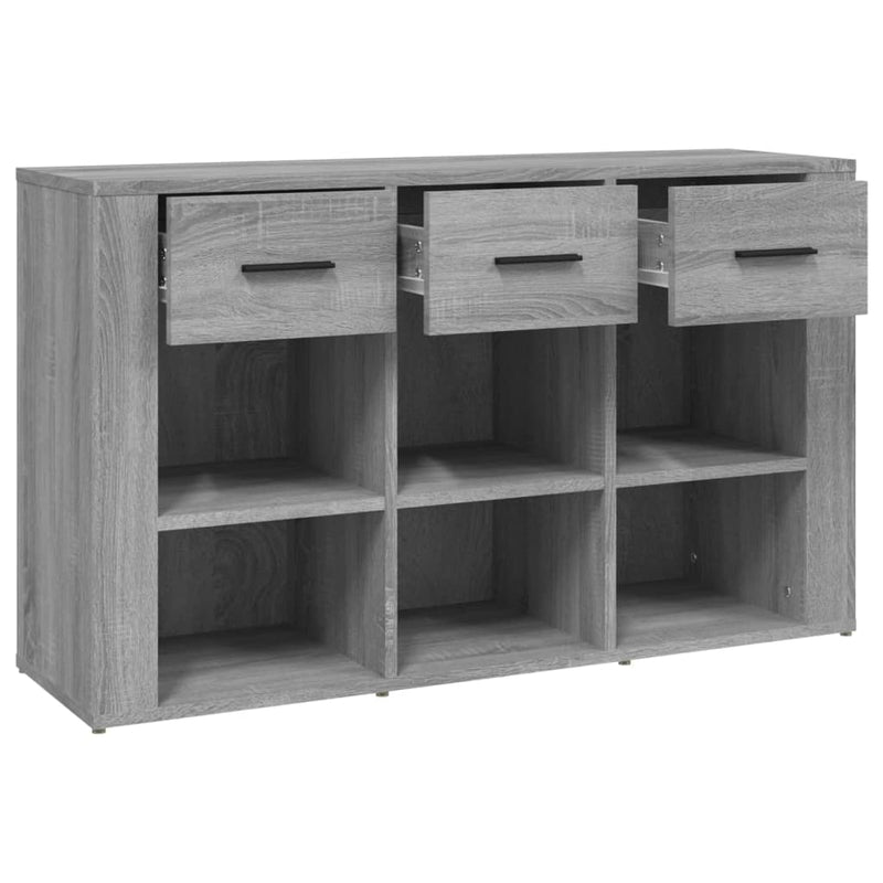 vidaXL szürke sonoma színű szerelt fa tálalószekrény 100x30x59,5 cm