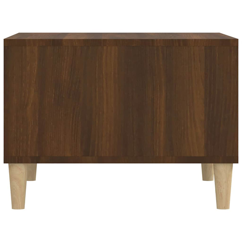 vidaXL barna tölgyszínű szerelt fa dohányzóasztal 60x50x36,5 cm