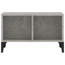 vidaXL betonszürke szerelt fa dohányzóasztal 60 x 50 x 36,5 cm