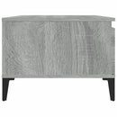 vidaXL szürke sonoma színű szerelt fa dohányzóasztal 90 x 50 x 36,5 cm