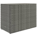 vidaXL szürke polyrattan kerti tárolószekrény 100 x 55,5 x 80 cm
