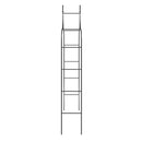 vidaXL 2 db fekete acél kerti boltív 120 x 38 x 260 cm