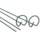 vidaXL 20 db sötétzöld acél kerti növénykaró 40 cm