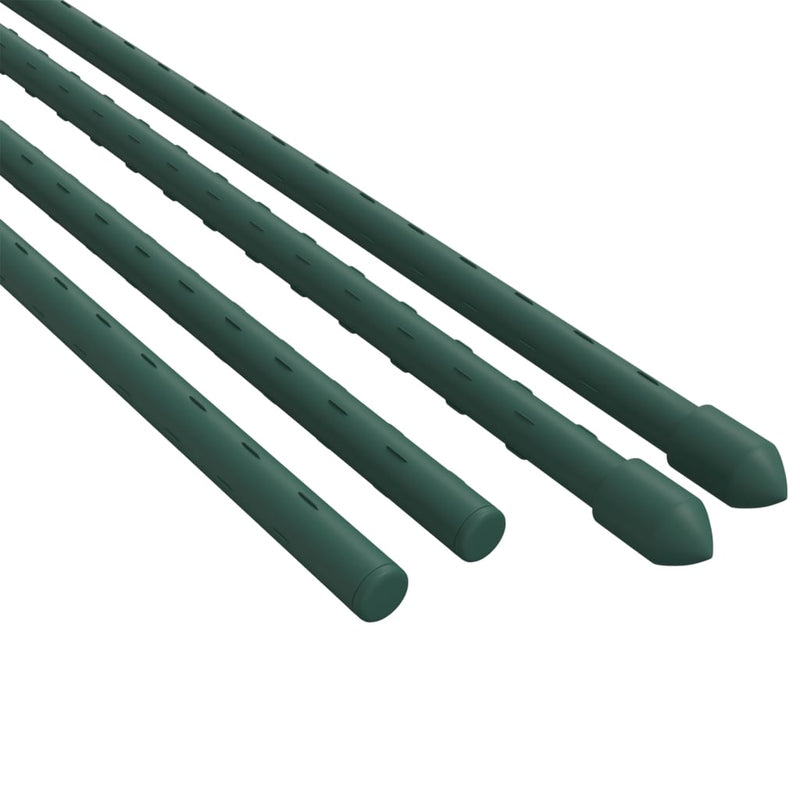 vidaXL 30 db zöld acél kerti növénykaró 90 cm