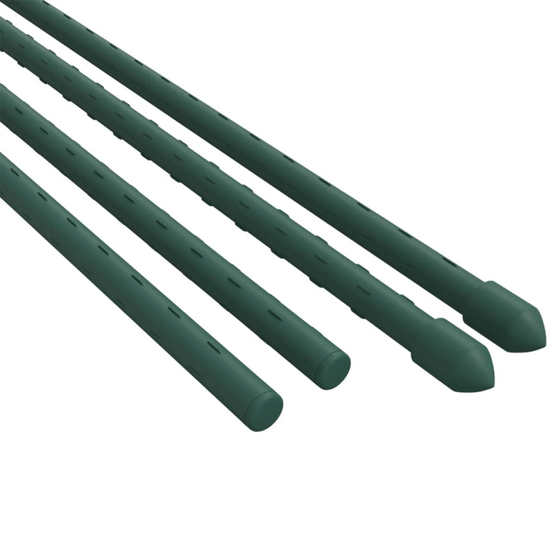 vidaXL 30 db zöld acél kerti növénykaró 115 cm