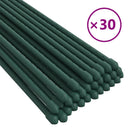 vidaXL 30 db zöld acél kerti növénykaró 180 cm