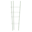 vidaXL 5 db zöld acél kerti növénytámasz 4 gyűrűvel 90 cm