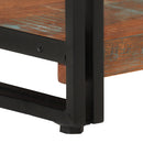 vidaXL 3 szintes újrahasznosított fa és vas könyvespolc 77x30x80 cm