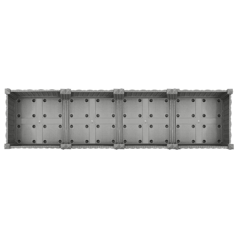 vidaXL polipropilén magaságyás 160 x 40 x 71 cm