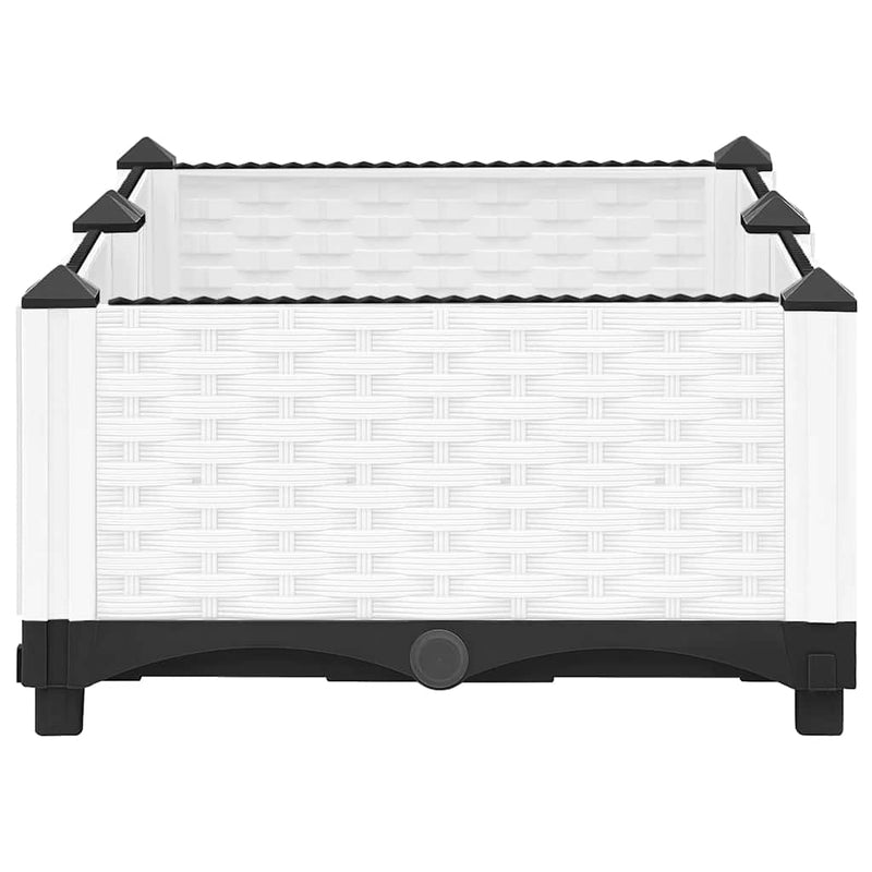 vidaXL polipropilén magaságyás 80 x 40 x 23 cm