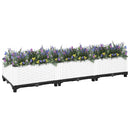 vidaXL polipropilén magaságyás 120 x 40 x 23 cm
