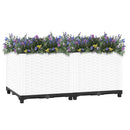 vidaXL polipropilén magaságyás 80 x 40 x 38 cm