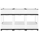 vidaXL polipropilén magaságyás 120 x 40 x 71 cm