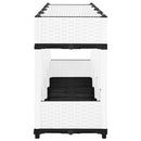 vidaXL polipropilén magaságyás 160 x 40 x 71 cm