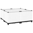 vidaXL polipropilén magaságyás 80 x 80 x 38 cm