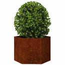 vidaXL rozsda színű corten acél növénytartó 60 x 60 x 45 cm