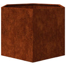 vidaXL rozsda színű corten acél növénytartó 60 x 60 x 45 cm