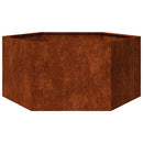 vidaXL rozsda színű corten acél növénytartó 90 x 90 x 45 cm